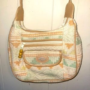 Vintage Purse, Southwestern Bag, Cotton